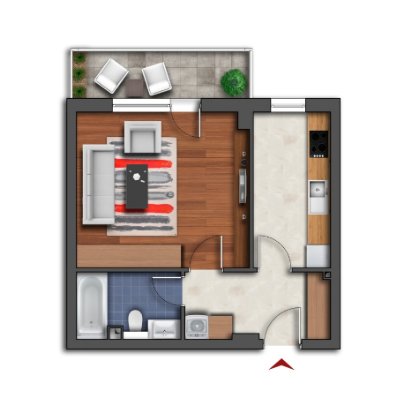 Apartamente 1 cameră